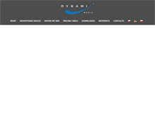 Tablet Screenshot of dynamixmedia.cz